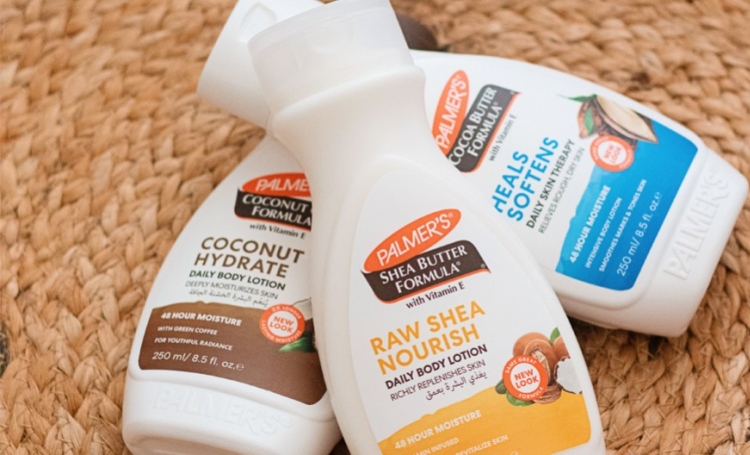 Palmer's Cocoa butter Body Lotions, Coconut oil Body Lotions, Raw shea Body Lotions